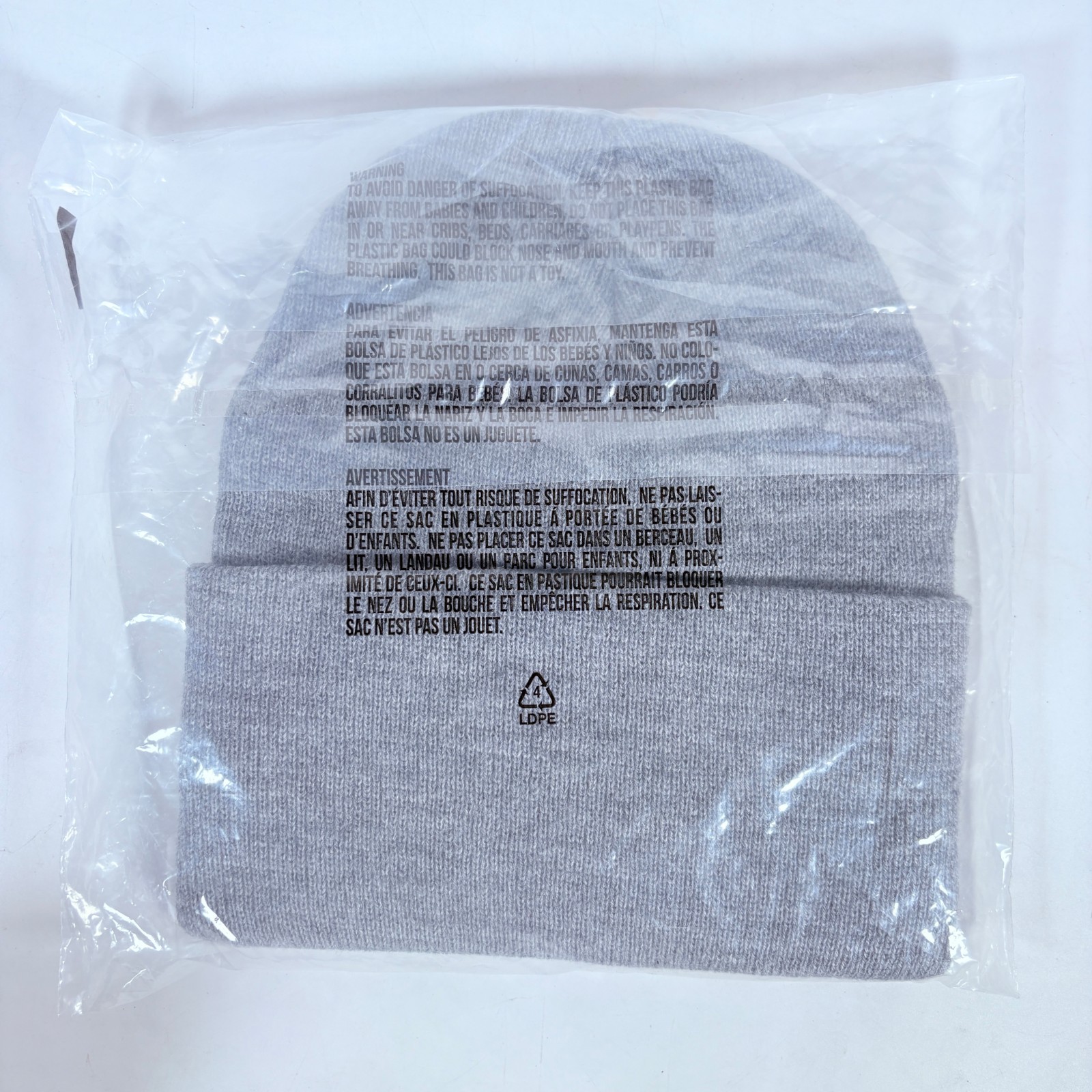 Carhartt A18 Knit Cuffed Beanie Hat Heather Grey One Size New with Tags