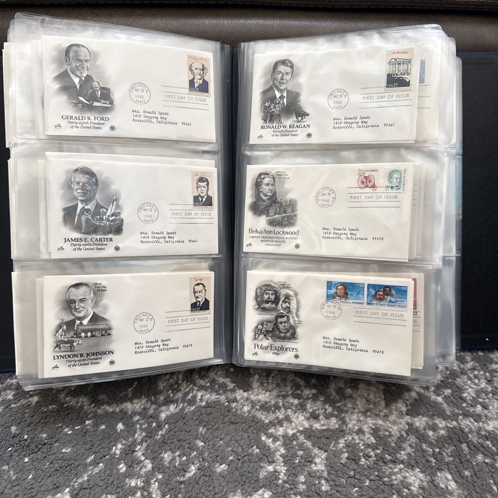 Great Americans On United States Stamps 115 Mint-condition HistoricStamps