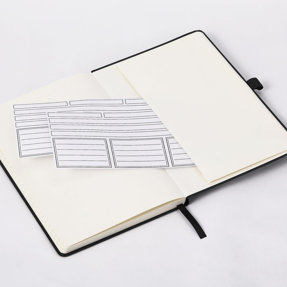 Graph Grid Paper Notebook/Journal - Classic Journal/Notebook with Grid, Black