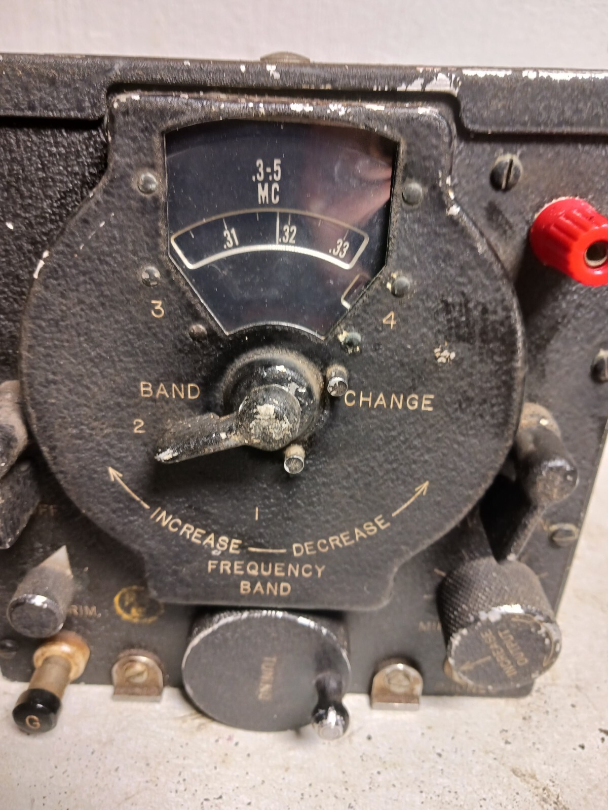 WWII NAVY RAX-1 RADIO RECEIVER CG-46115 #261