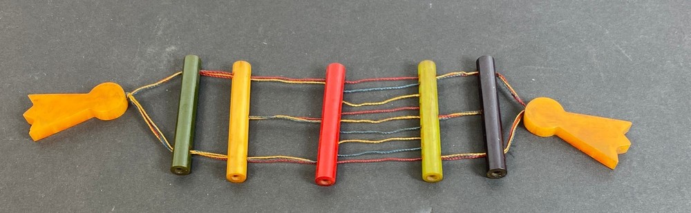 Bakelite String Puzzle Game Optical Illusion Rare Vintage