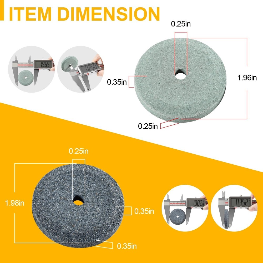 Replacement for Bizerba Slicer Grinder Sharpening & Honing Stone Set 4022060160