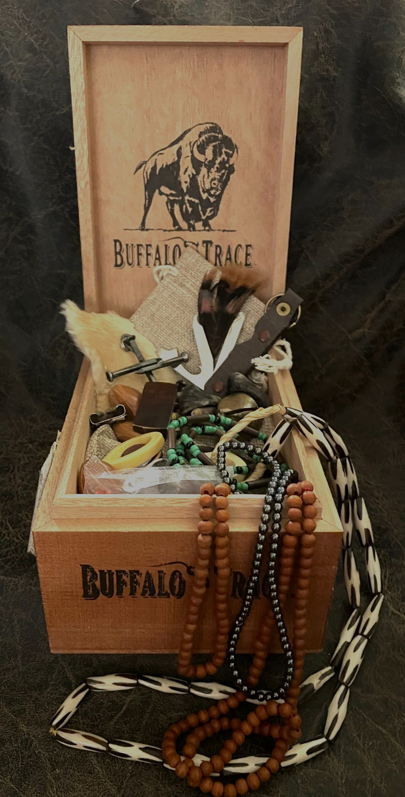 TREASURE BOX OF CRAFTS-FOR NATIVE AMERICAN-MOUNTAIN MAN-MUST READ-SEE ALL PHOTOS