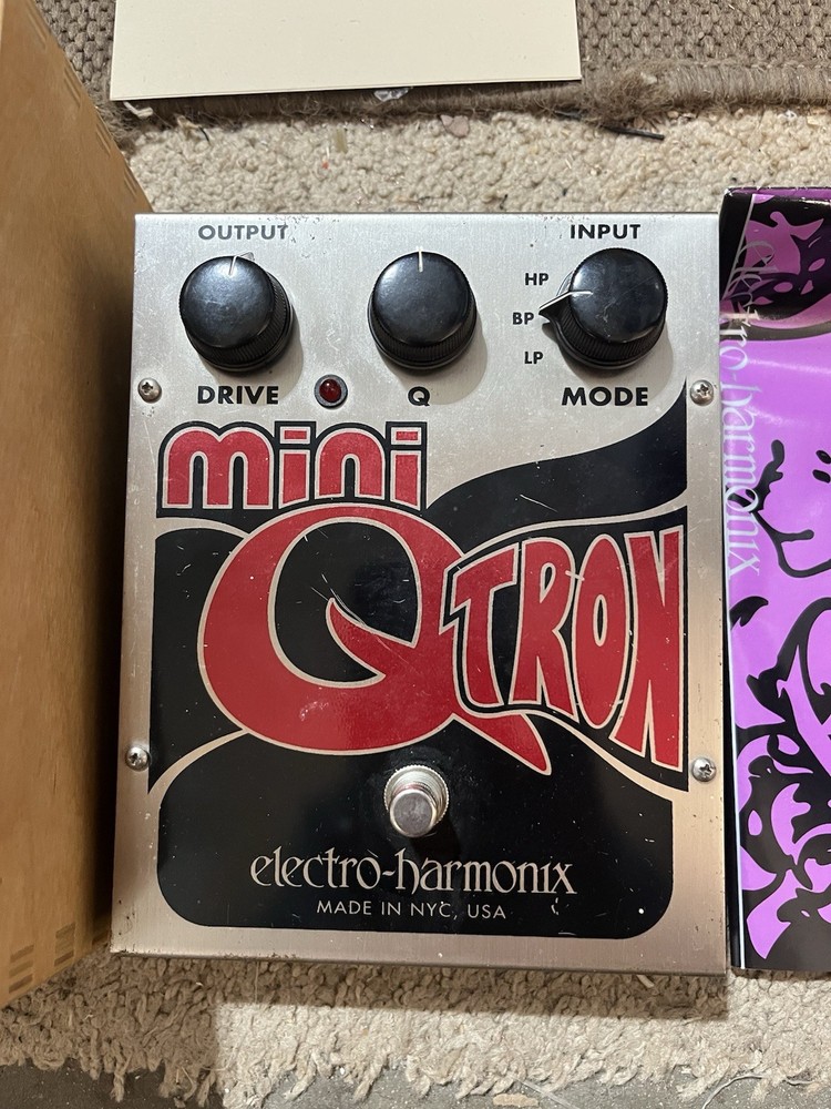 2002 Electro Harmonx Mini Q-Tron Envelope Controlled Filter Guitar Effects Pedal