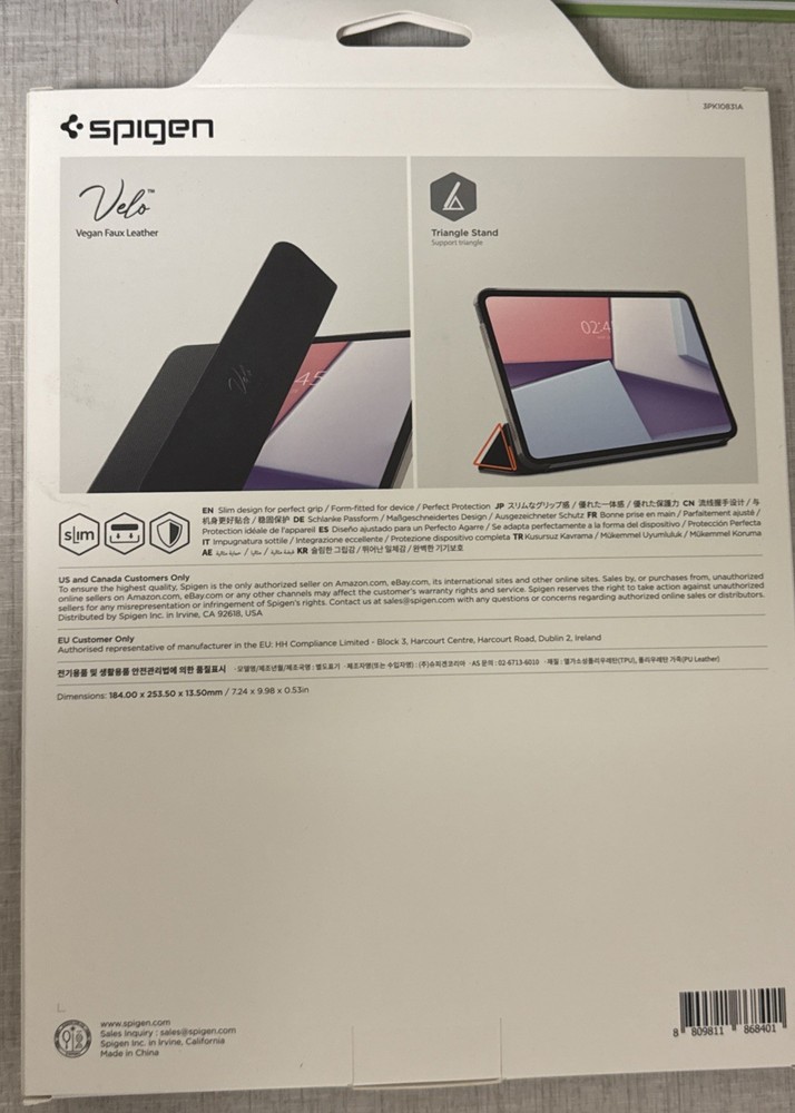 Spigen Core Armor iPad 10th Gen 10.9" Black