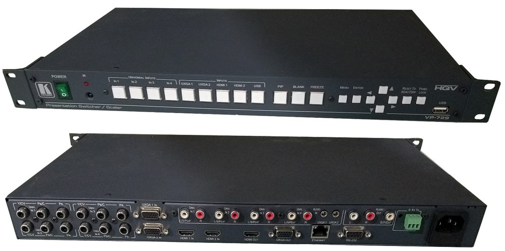 Kramer VP429 ProScale Scaler Audio/Video Presentation Switcher VP-429 HDMI Input