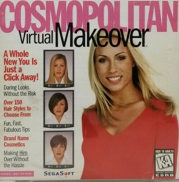 Cosmopolitan Virtual Makeover CD-Rom Hairstyle Makeup Mac PC