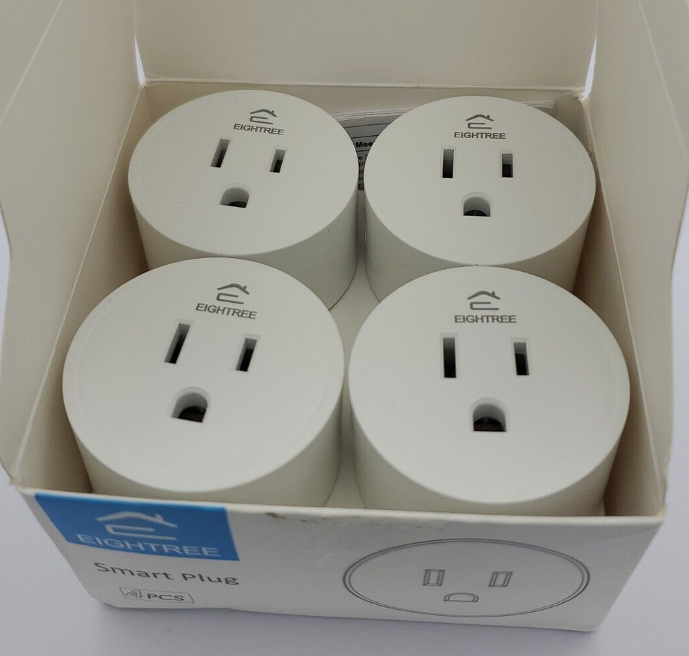 EIGHTREE Amazon Smart Plug Bluetooth Mesh, One Command Alexa Direct Connection