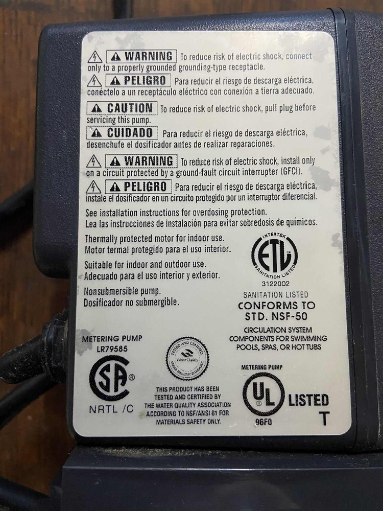 Stenner Chemical Feed Pump 45M3