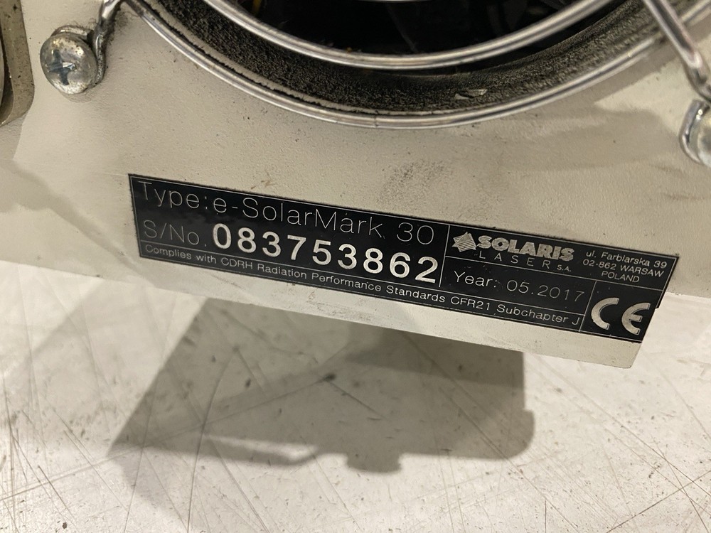 Solaris e-SolarMark 30 Laser And Scanning Head