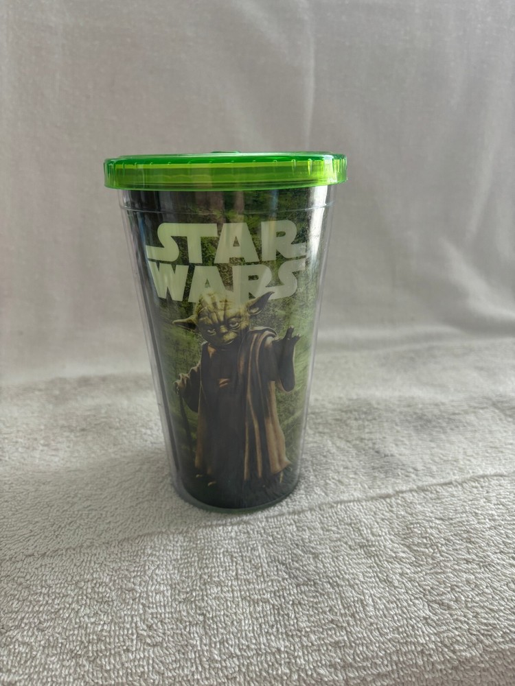 STAR WARS YODA PLASTIC CUP- NO STRAW