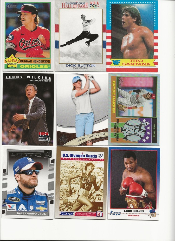 ASSORTED   PEOPLE   18   CARD   LOT