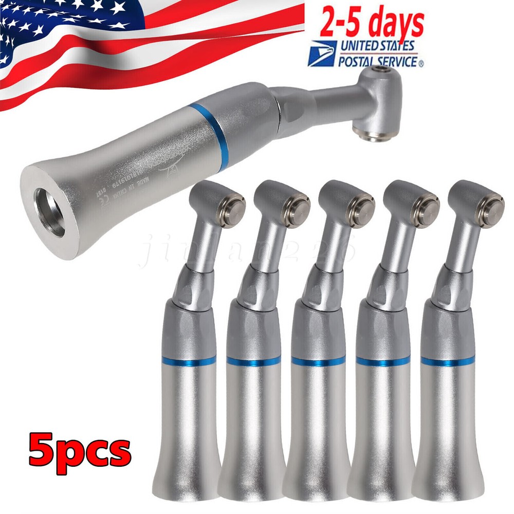 Dental Slow Low Speed Handpiece Contra Angle Push Button E-type Attach NSK STYLE