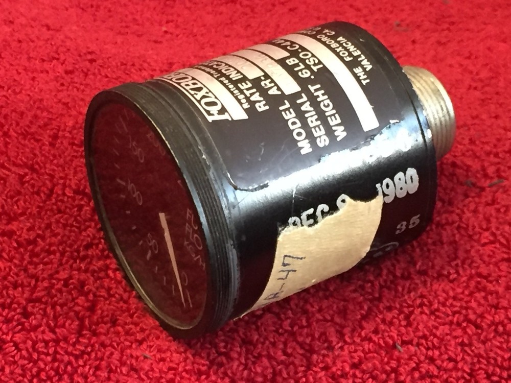 FOXBORO 2" FUEL FLOW INDICATOR P/N AR-204A-47