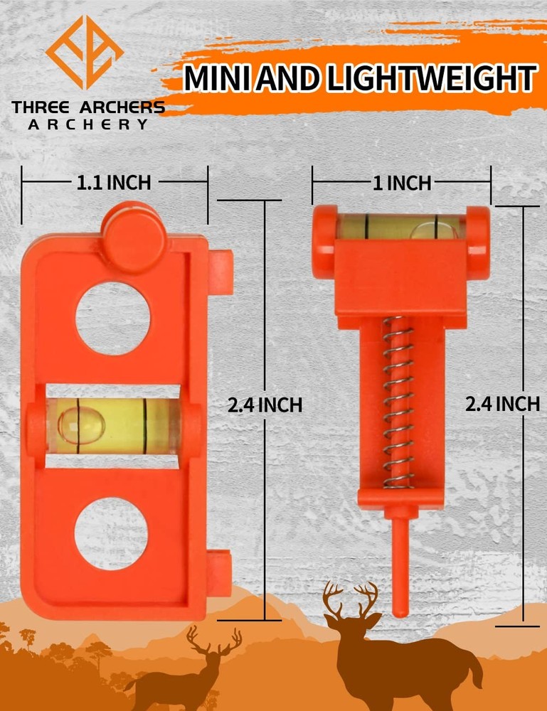Archery Bow Tuning and Mounting String Level Combo Kit for Compound Bows