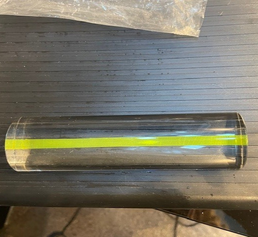 New 6" Magnifying Bar  with Yellow Guide Line for Reading