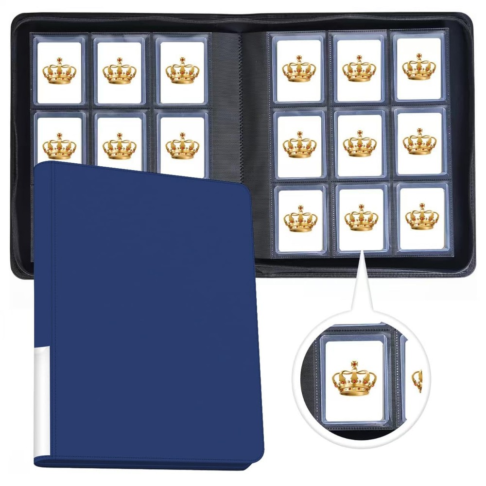 ANIXITECH Toploader Binder,9-Pocket Double Sided Top Loader Binder ,Holds 288...