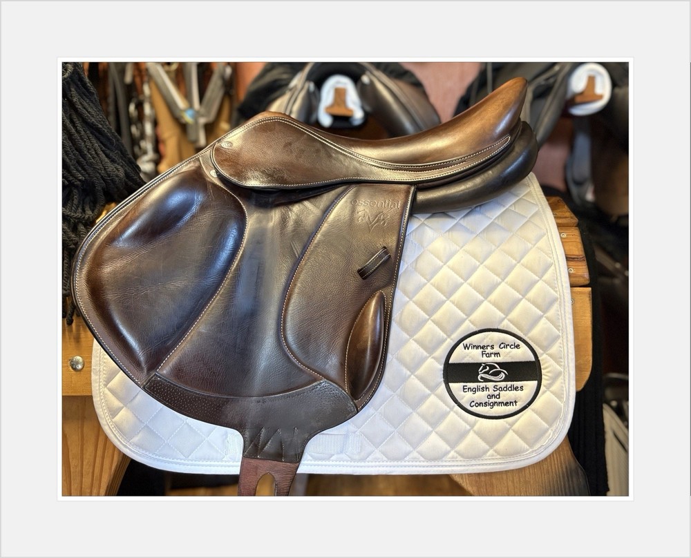 Voltaire Essential jump Saddle. 17.5” Interchangeable