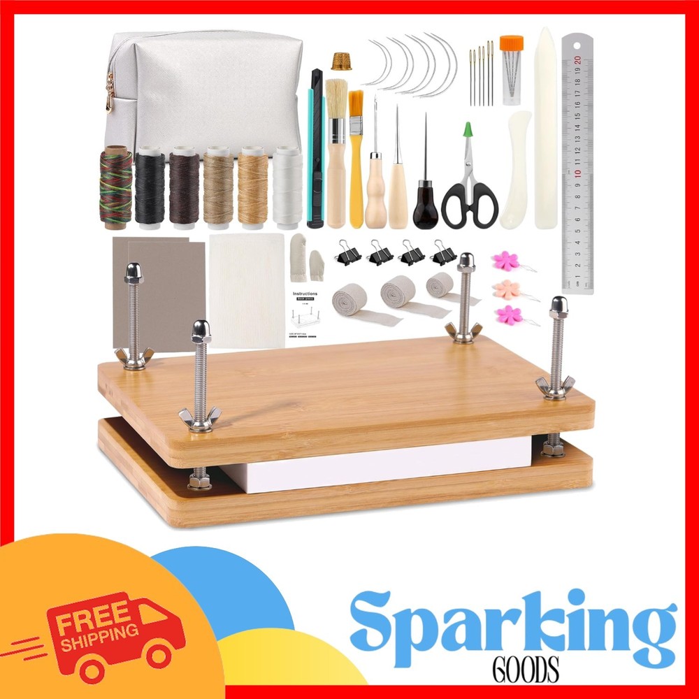 7.9"x11.6" Bookbinding Tools & Supplies Set - Complete Kit for Creative Projects