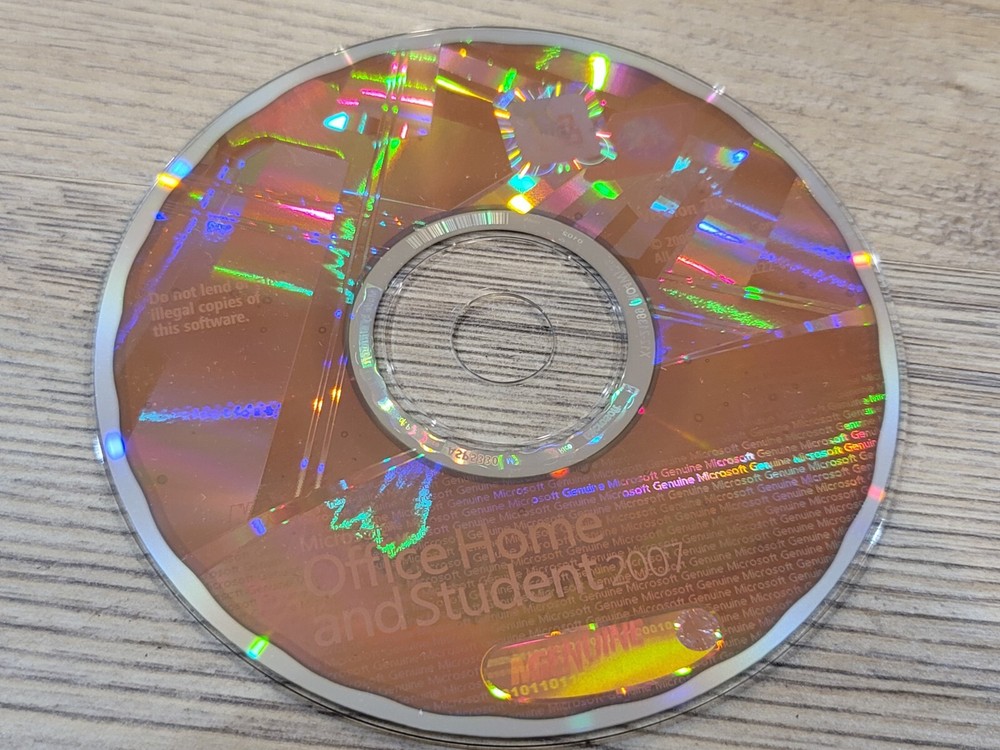 Microsoft Office Home & Student 2007 DISK ONLY READ!!