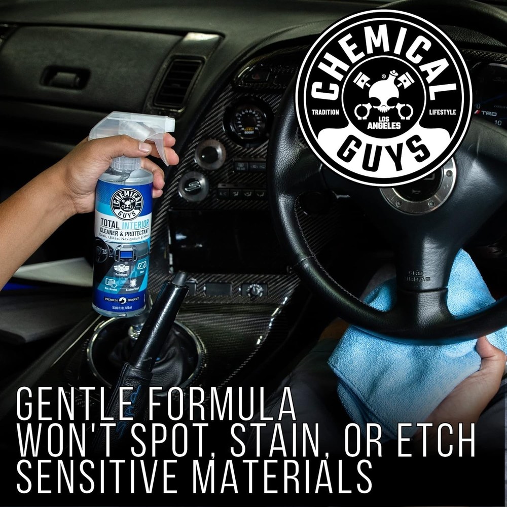 Total Interior Cleaner & Protectant Interior Cleaner, Cleans & Protects Leath...