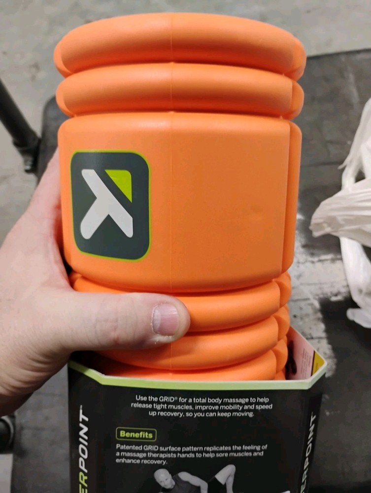TRIGGERPOINT Grid Foam Roller Orange 13”x 5” Eva Foam
