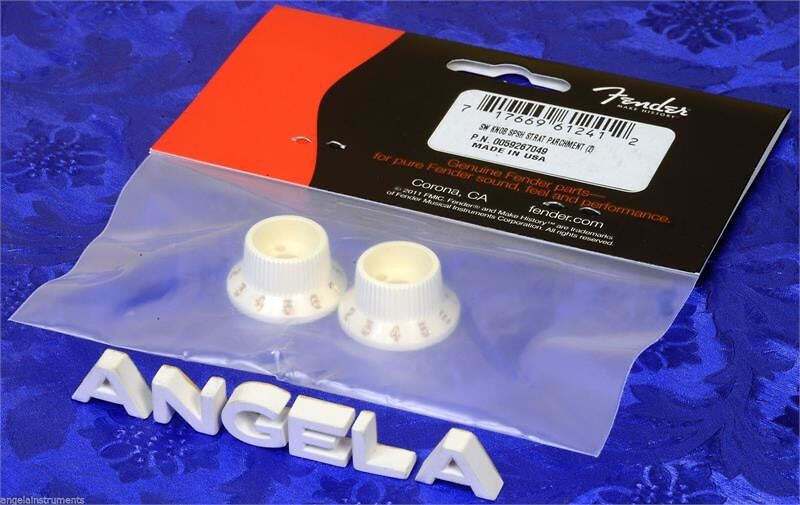 Fender Parchment Stratocaster S-1 Knobs, Set Of Two, 0059267049