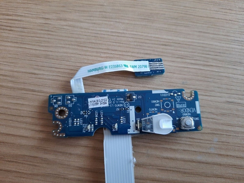 Packard Bell EasyNote TM85 Power Button - NEW91