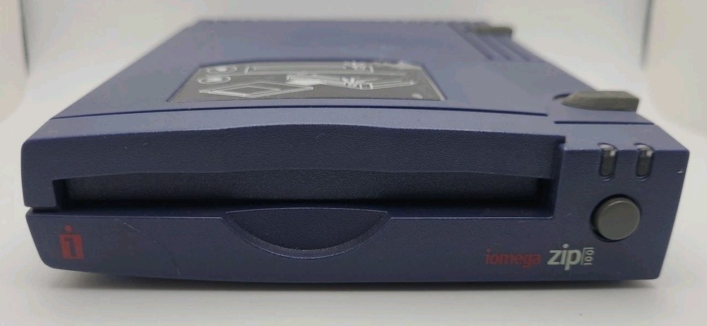 Iomega Zip 100 External Parallel Port Disk External Drive Z100P2 UNTESTED