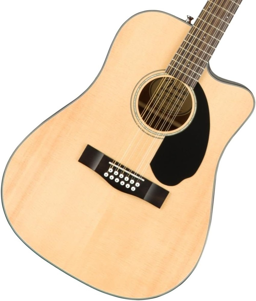 FENDER CD-60SCE DREADNOUGHT 12 STRING ACOUSTIC ELECTRIC GUITAR, WALNUT...