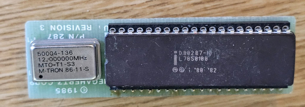 Rare Adapter / Socket Intel D80287-10 L7050100 Integrated Circuit ‘80 ‘82