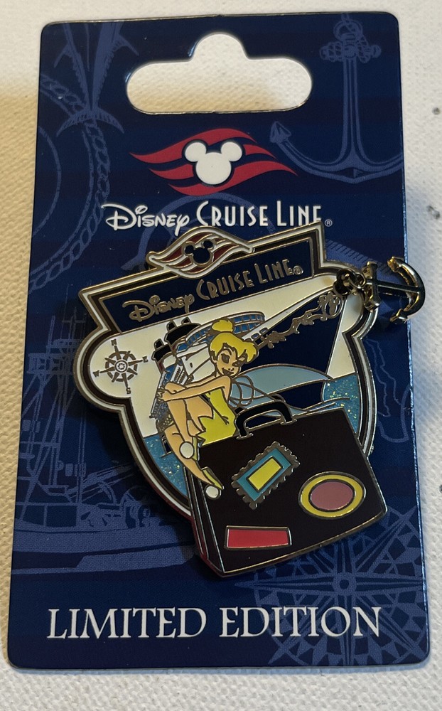 Disney DCL Anchor Characters with Ship Tinker Bell Pin