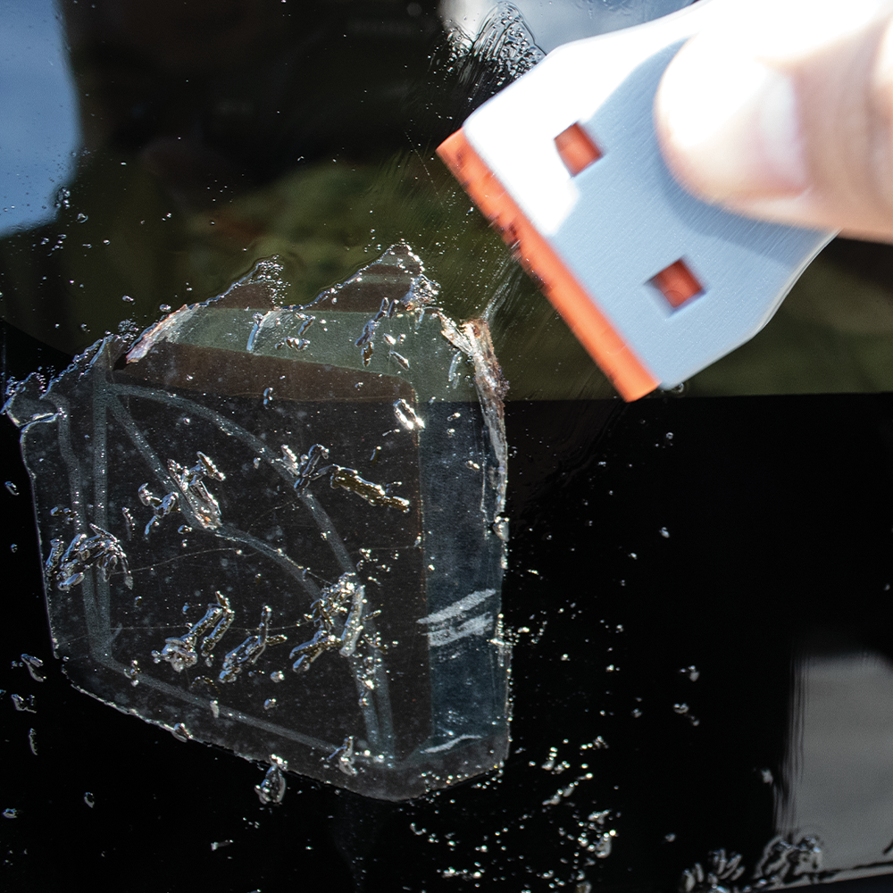 Plastic Razor Scraper Includes Replacement Blades Remover for Stickers, Adhesive