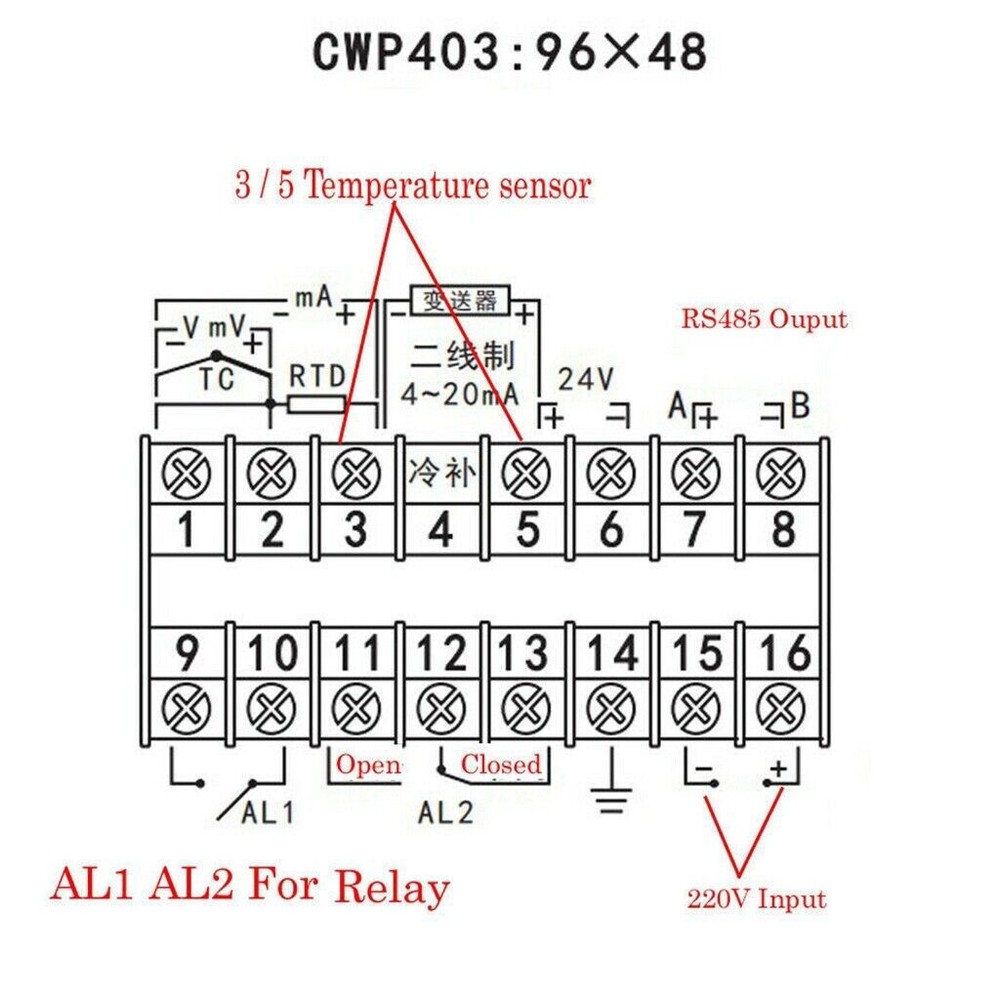 Online Infrared Temperature Controller Non-contact Infrared Thermometer Sensor