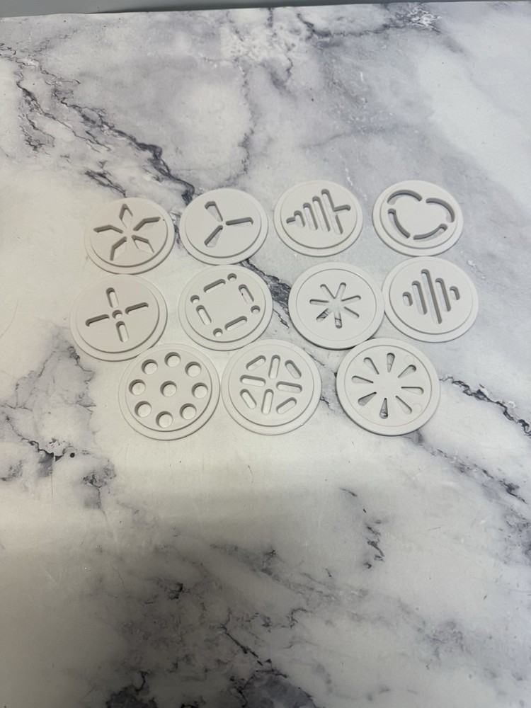 Nordic Ware Cookie Press Replacement Decorating Shaping Dough Cutters ( 11 )