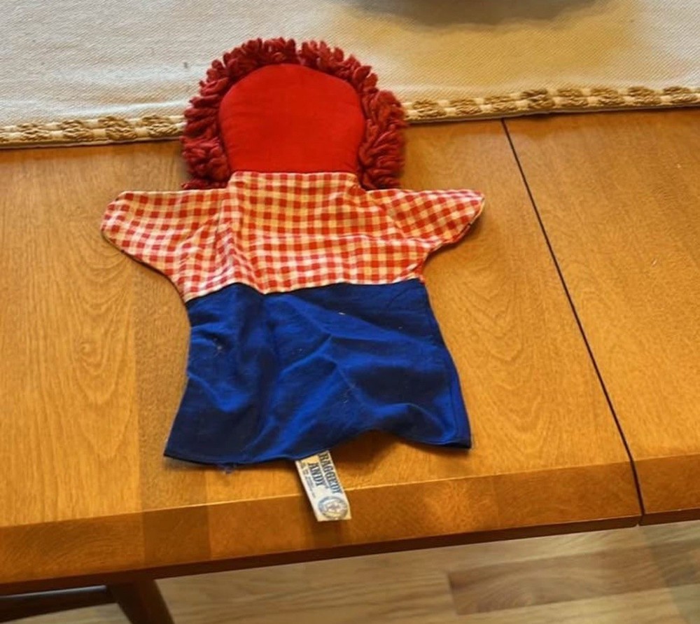 Raggedy Andy Puppet By Knickerbocker