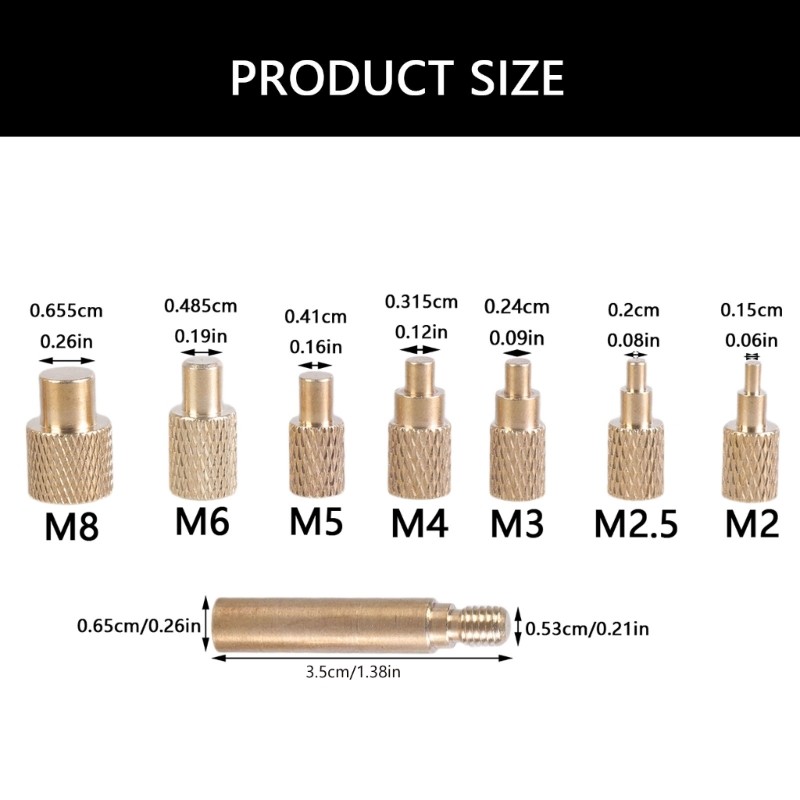 Quick Release Soldering Tip for 3D Printer Accessories Threaded Insert Melting