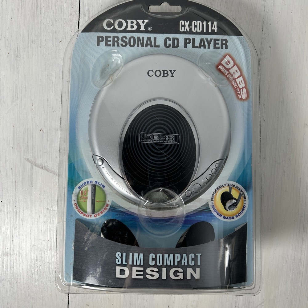 Coby Personal CD Player Super Slim CX-CD114 DBBS 343