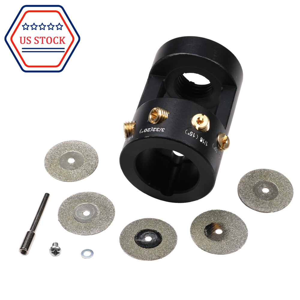 Tungsten Grinder W/ Sharpener Multi-Angle &Offsets Head Tool Fit For TIG Welding