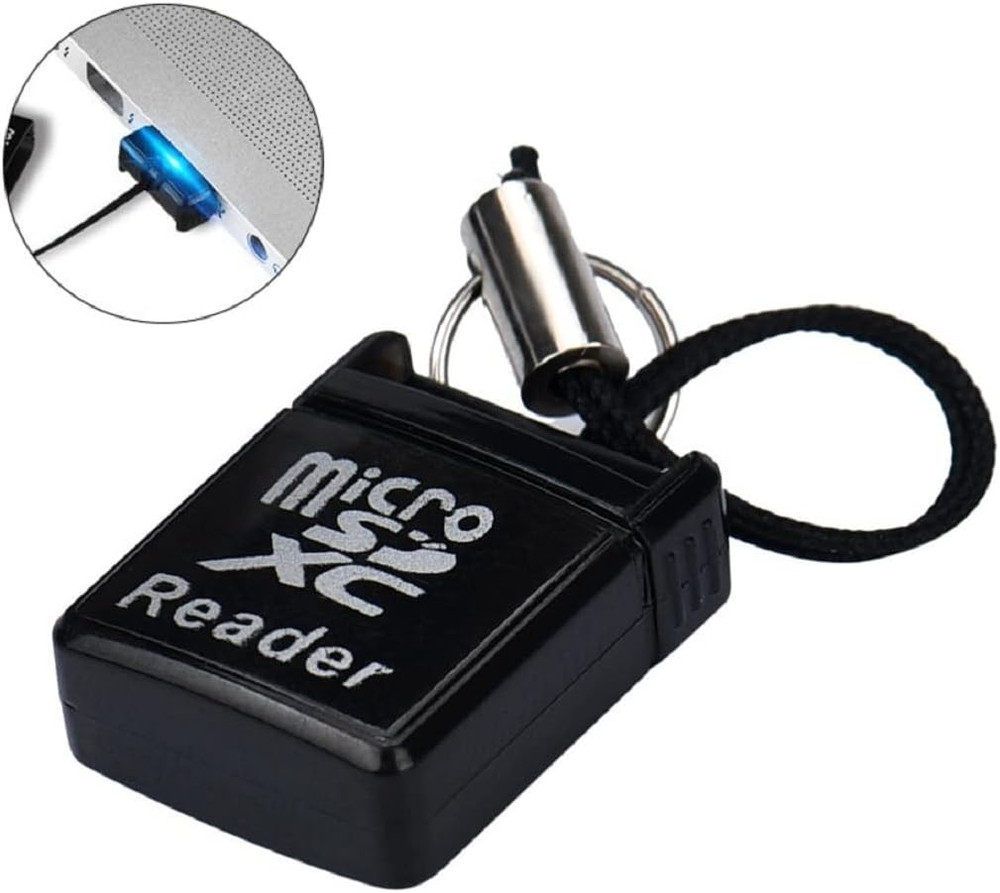 Cotchear Mini Super Speed Micro SD/SDXC TF USB 2.0 Card Reader Adapter