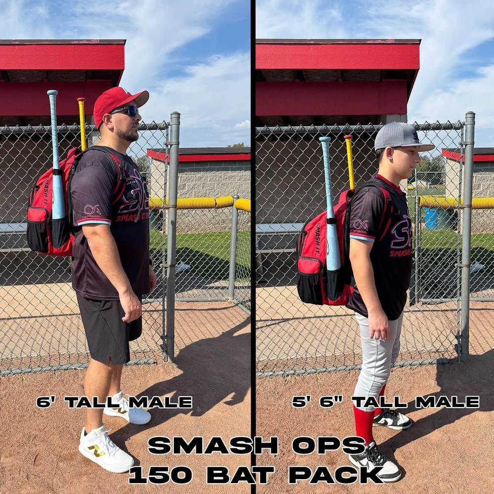 Smash Ops Guerrilla 150 Baseball Softball Bat Pack - Navy/Grey