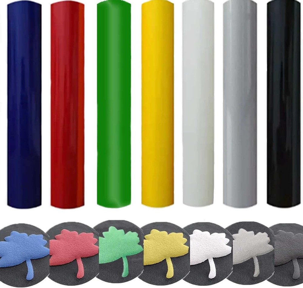 Puff Vinyl Heat Transfer, 3D Transfer Bundle Sheets Assorted