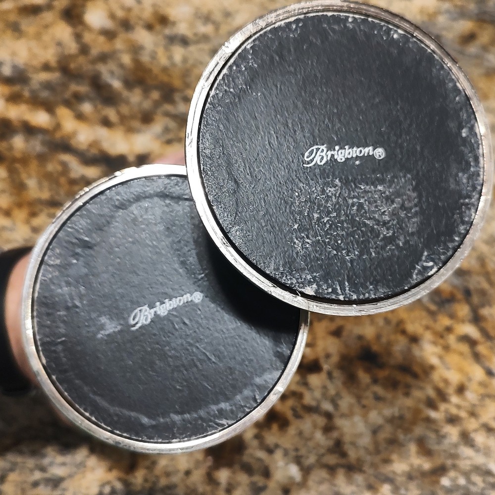 Brighton Silver Candle Holders Pair with Decorative Etching