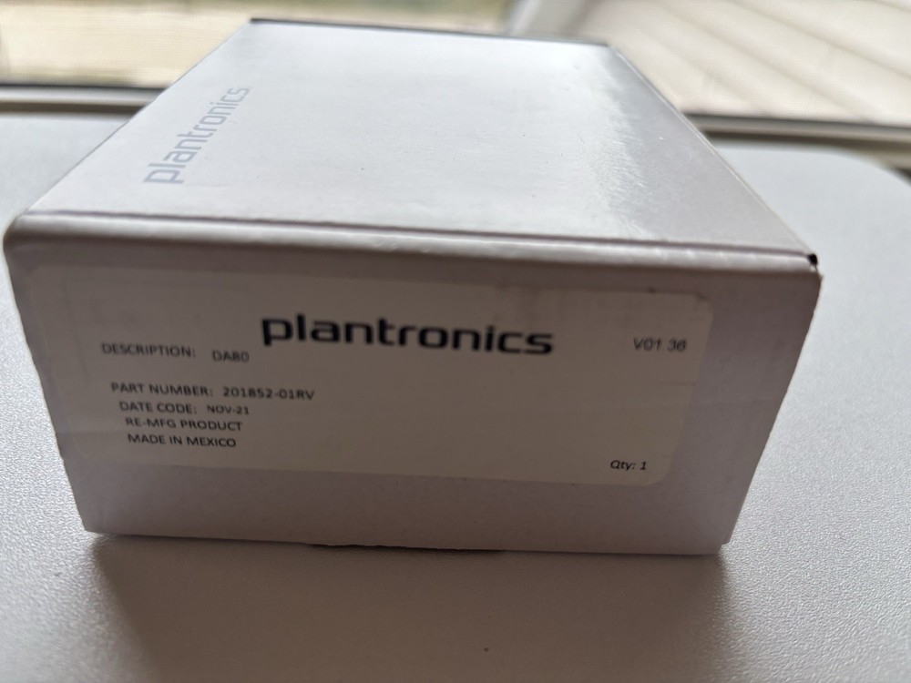 Plantronics DA80 USB Audio Processor Telephone Headset Adapter