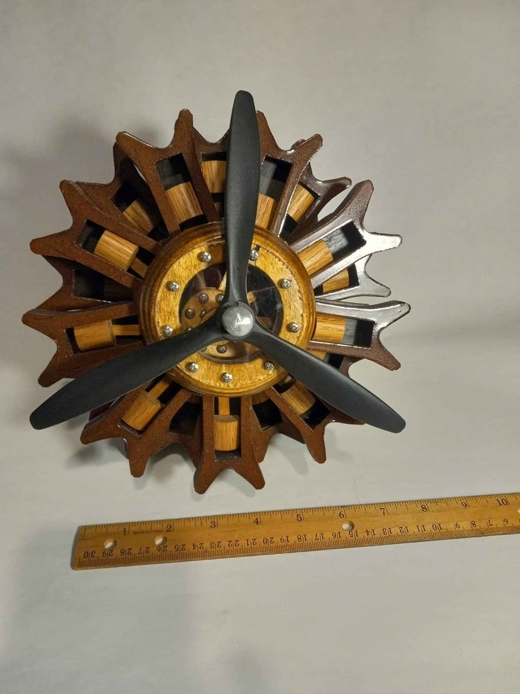 Radial engine operating desktop model