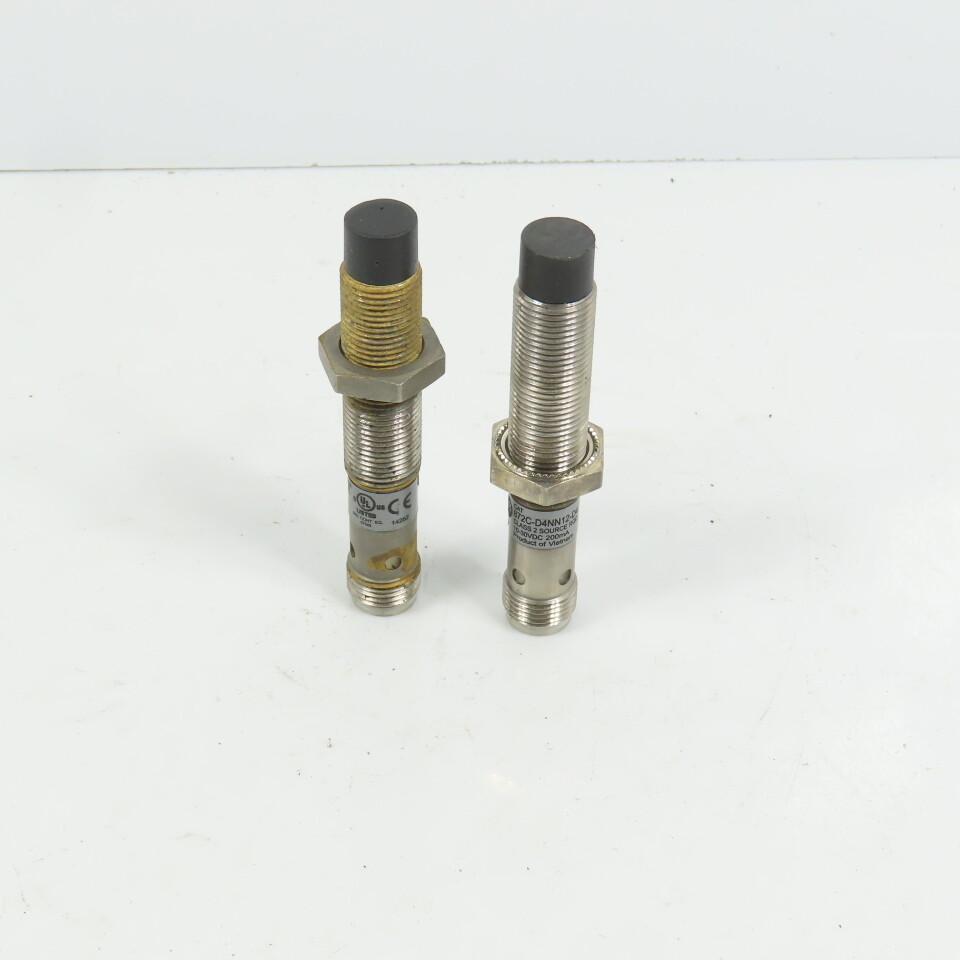 Allen Bradley 872C-D4NN12-D4 Threaded Barrel Inductive Proximity Sensor Lot/2