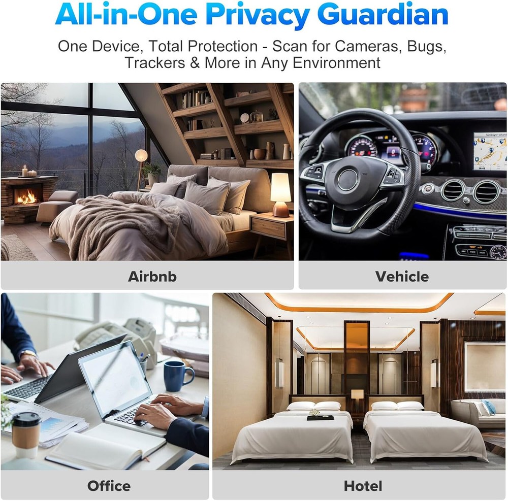 Anti Spy Detector, Bug Detector,Hidden camera detector privacy protector