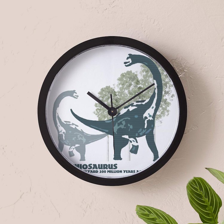 CafePress Brachiosaurus 10" Wall Clock (988599622)