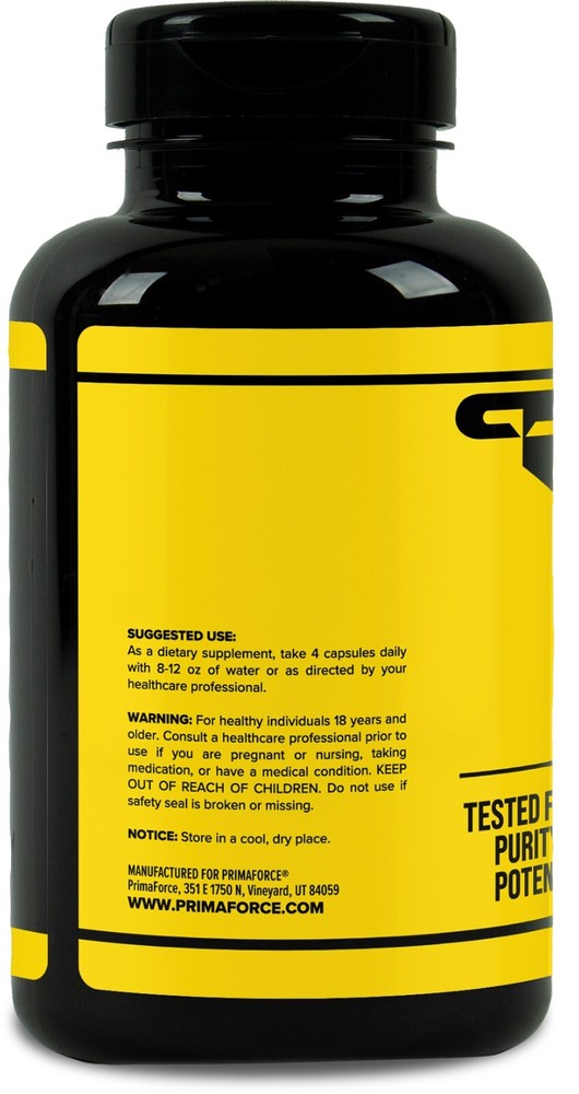 Primaforce Creatine Monohydrate Capsules - 240 Capsules, 3,000mg per Serving