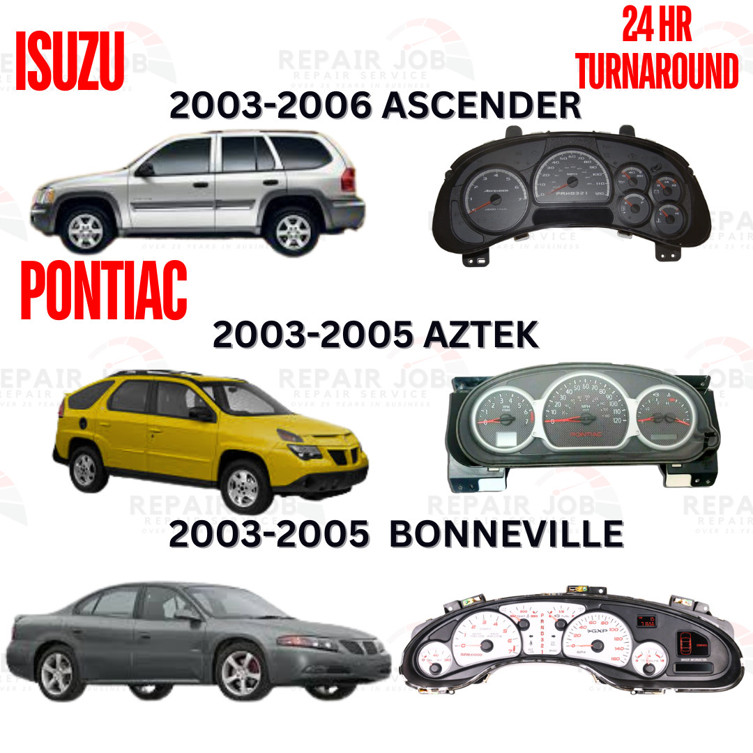 03-07 GM Chevrolet Silverado Tahoe Instrument Gauge Cluster FULL REPAIR SERVICE